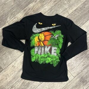 Nike Sportswear Jungle Safari Basketball Long Sleeve Shirt- Size Small